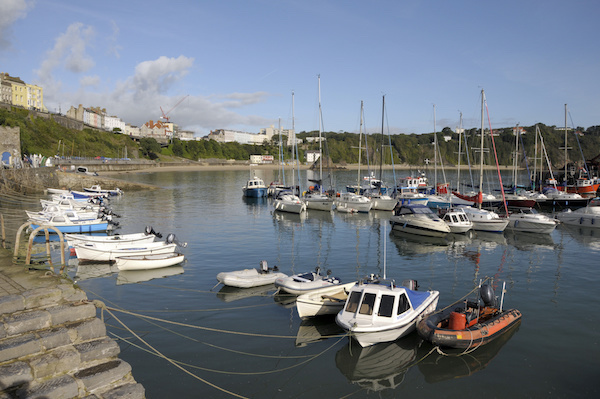 Harbour at Tenby in Pembrokeshire, South Wales